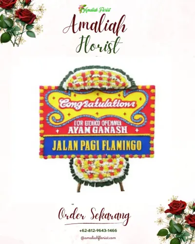 Bunga Papan Congratulation di Rawa Bunga
